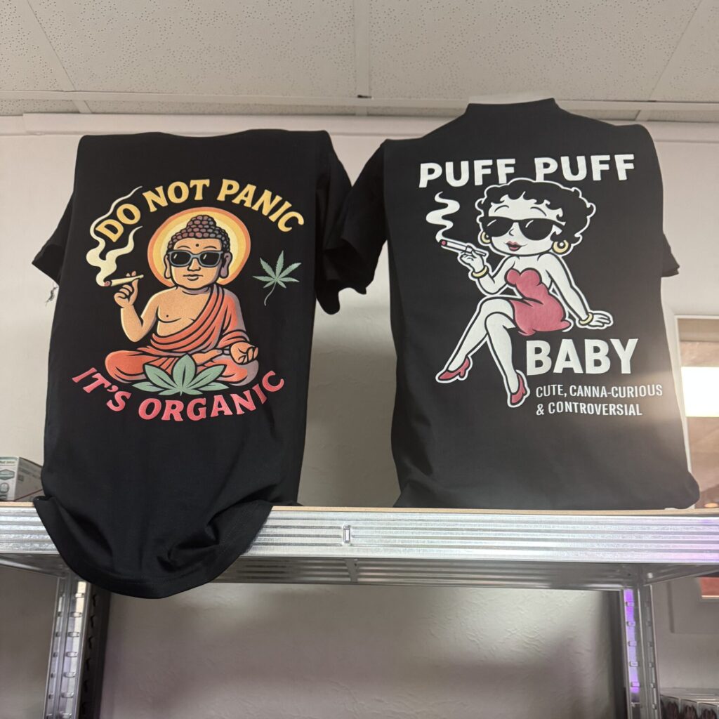 Custom printed t shirts from print most for local Arizona smoke shop